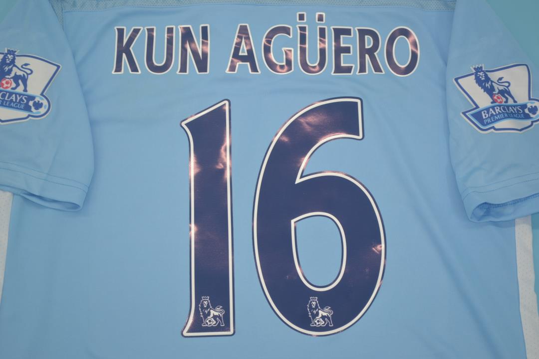 Manchester City 11-12 Home short sleeve