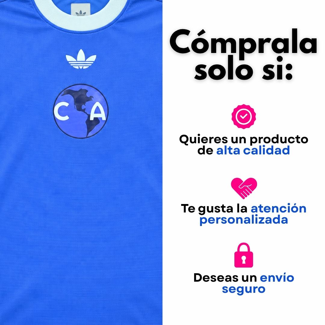 América 110 aniversario portero azul versión jugador