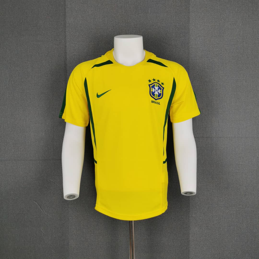 Brazil 2002 Home Short Sleeve