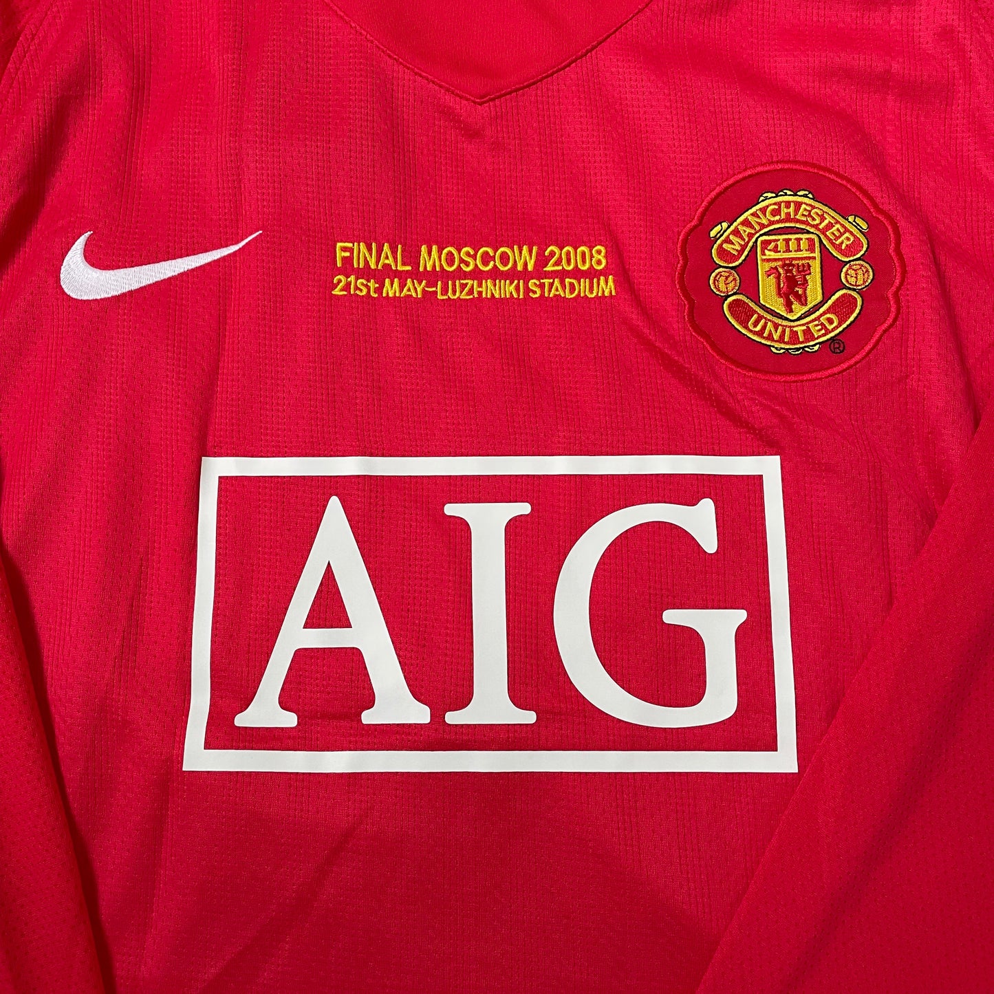 Manchester United 07-08 Home long sleeve