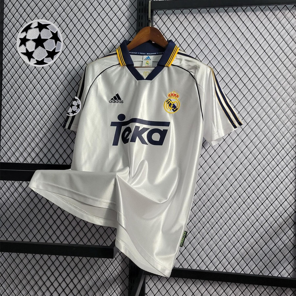ウェア adidas 98-00 Real Madrid  kit M Real Madrid 98-00 Away Short Sleeve – Club de Jerseys