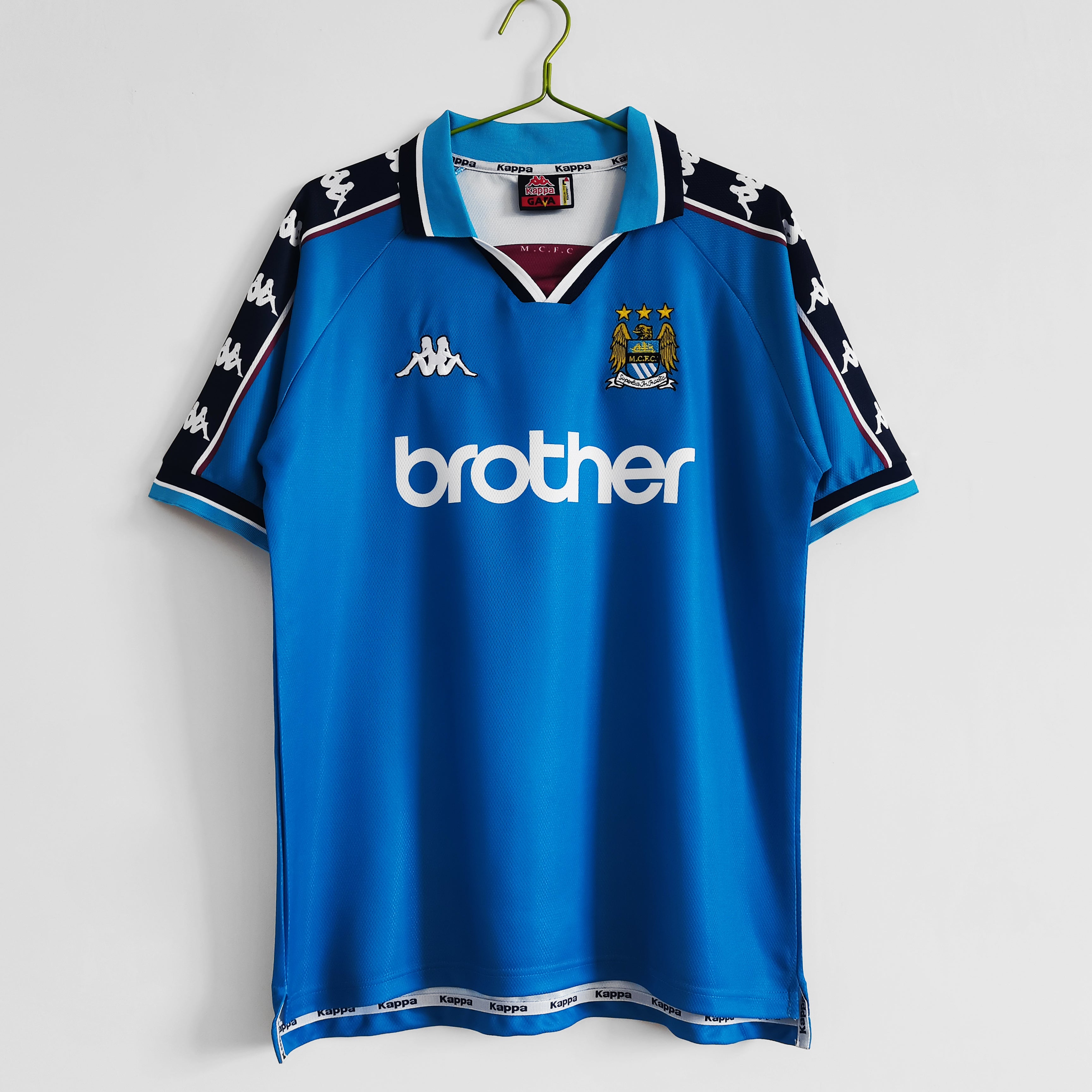 ウェア Manchester City 97/99 Home 1997-99 Manchester City Home L/S Shirt - 8/10 - (S)
