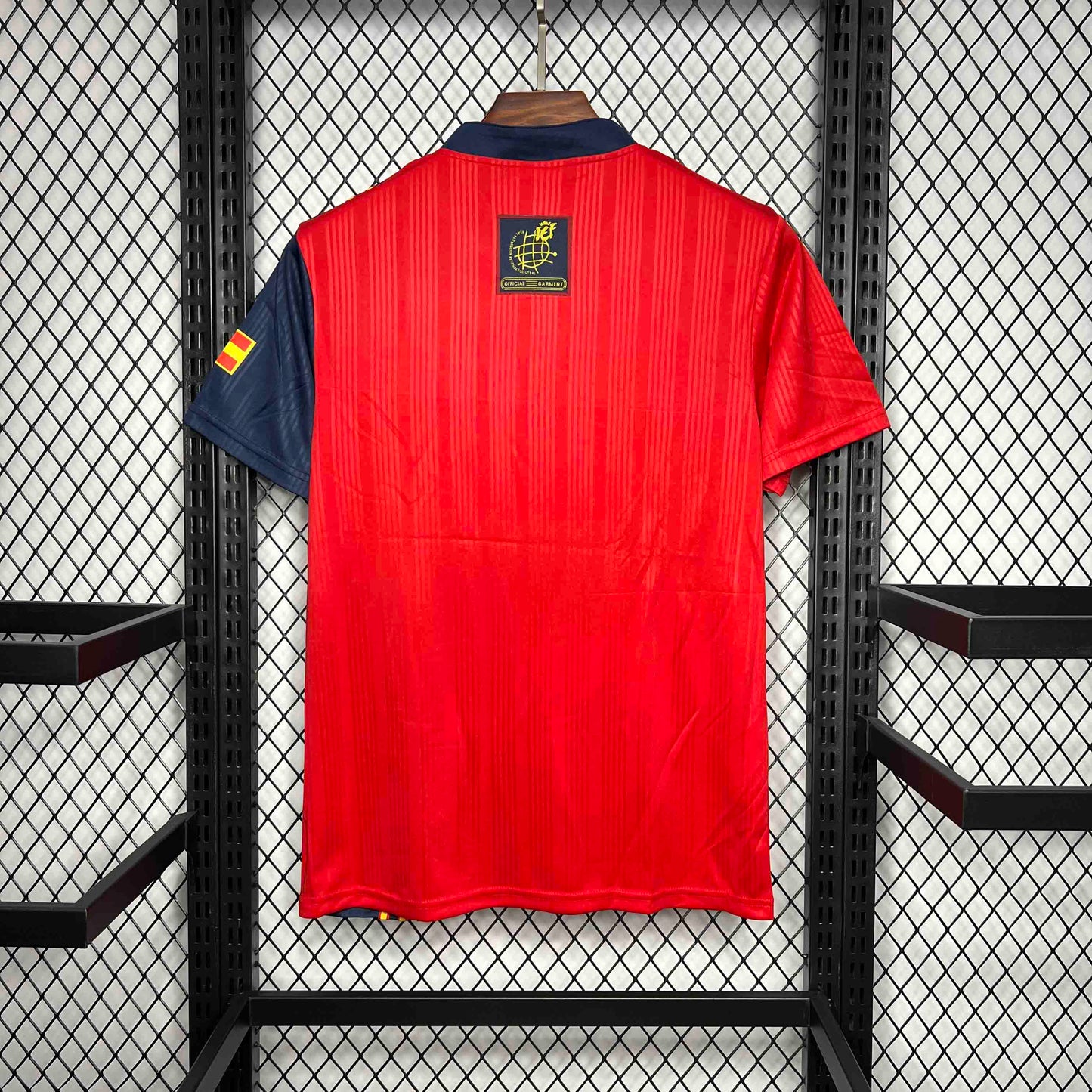 Spain 1996 Home Short Sleeve