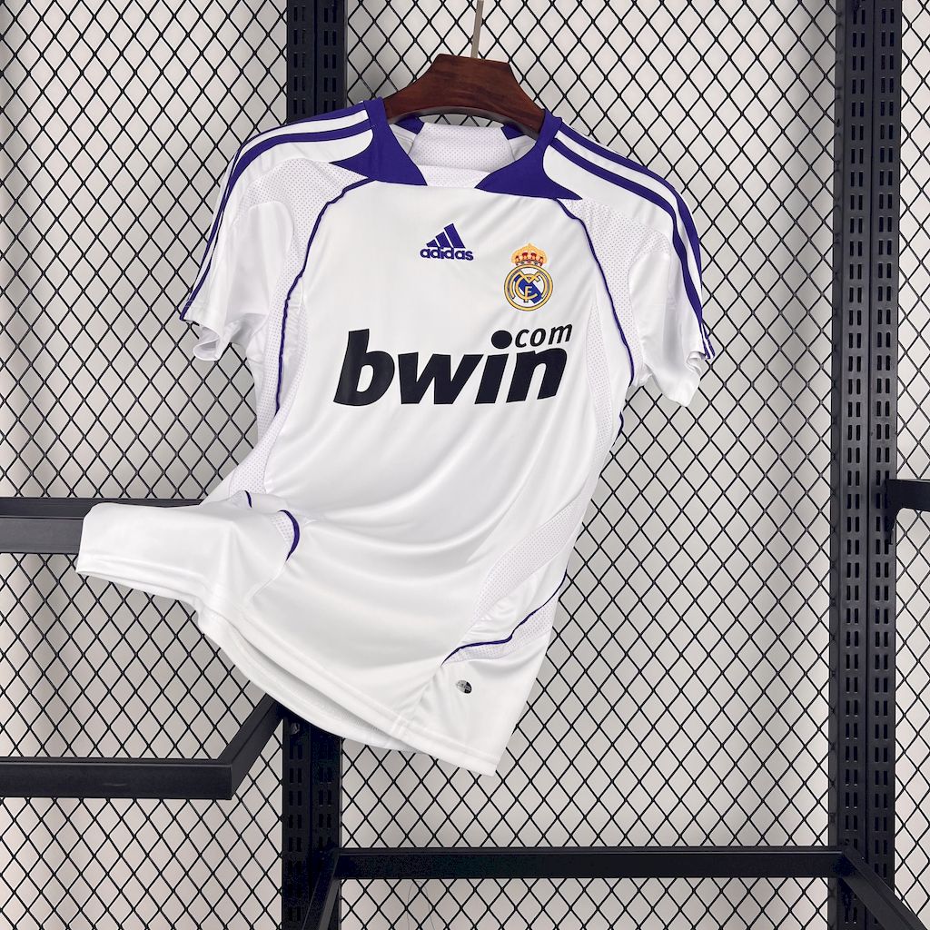 Real Madrid 07-08 Home short sleeve