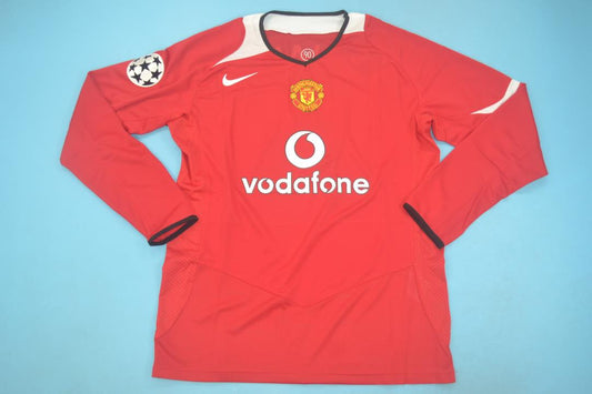 Manchester United 04-05 Home long sleeve