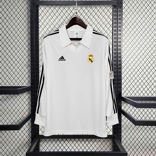 Real Madrid 01-02 Home Long Sleeve