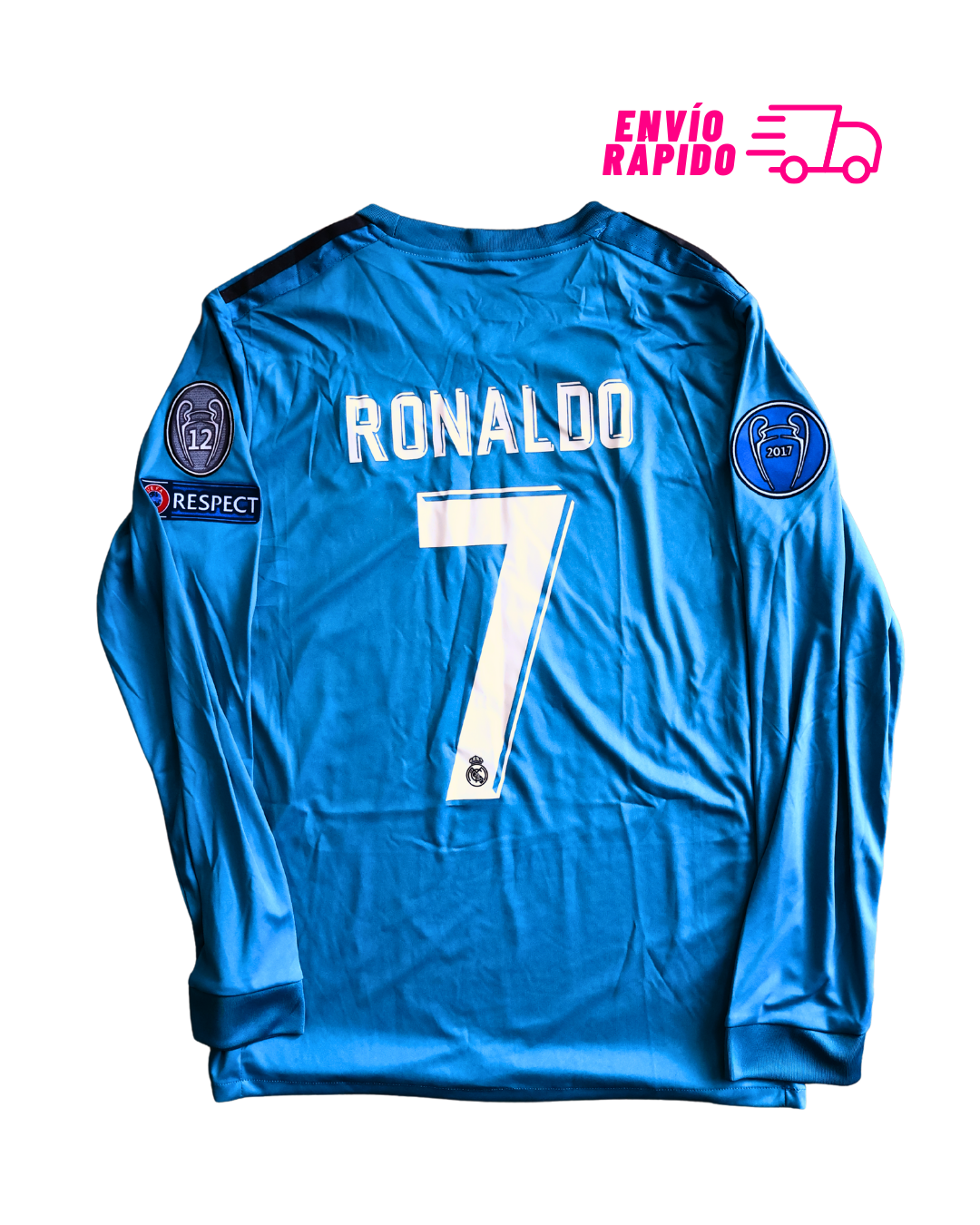 Real Madrid 17/18 Alternativa manga larga - ENVÍO RÁPIDO