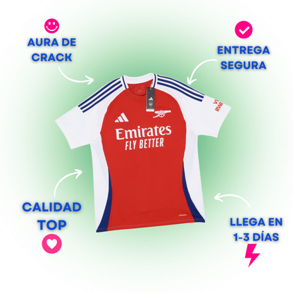 Arsenal 2024-25 Local Versión Jugador — Liquidación talla XL