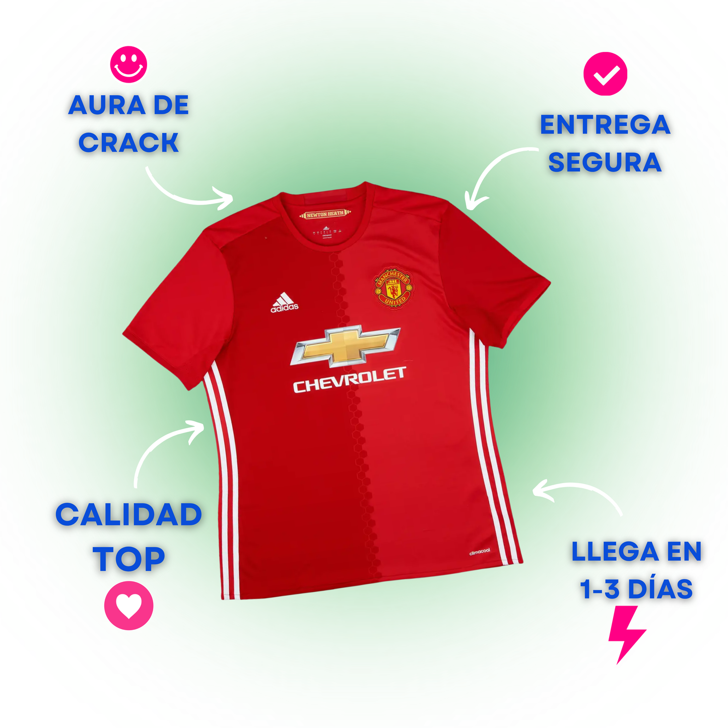 Manchester United 2016-17 Local Zlatan Ibrahimović #9 — Liquidación talla M