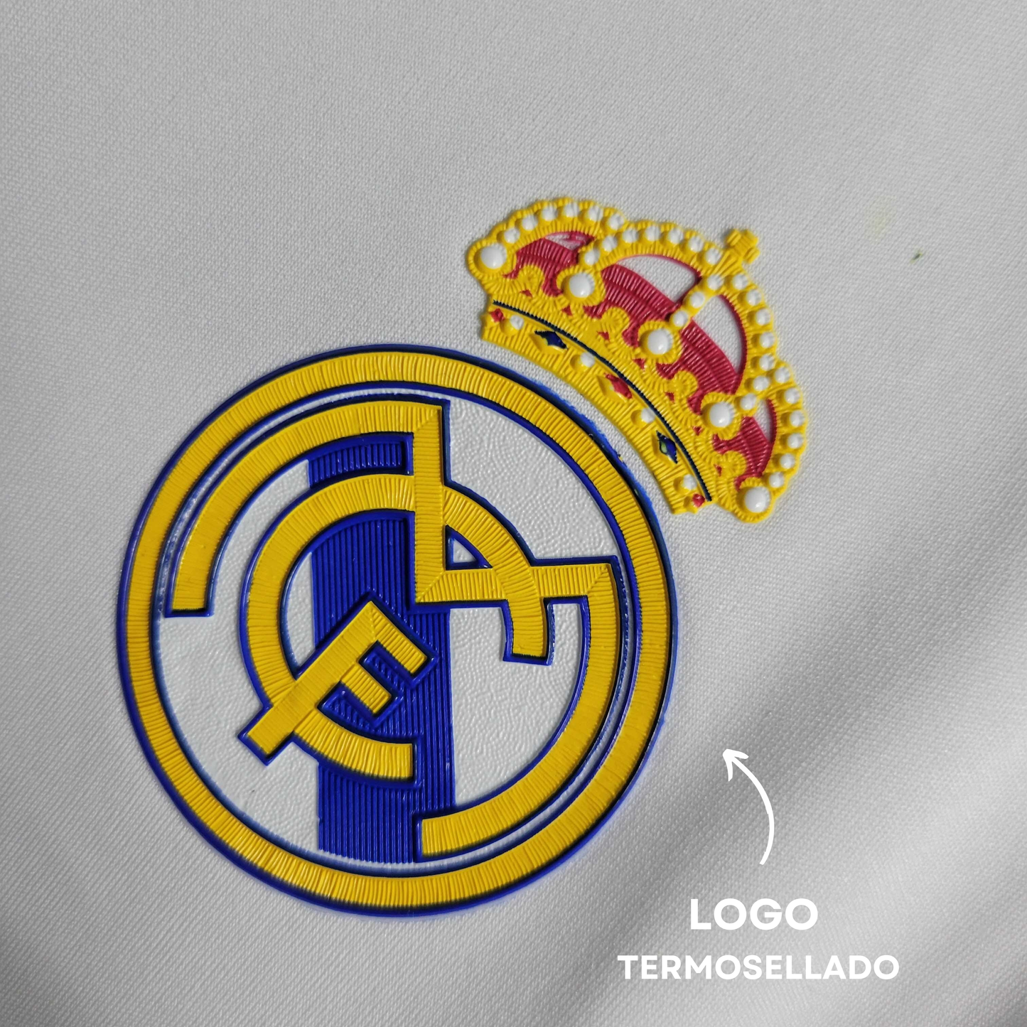 Real Madrid 2011-12 Local Adidas Dorado — Liquidación talla S