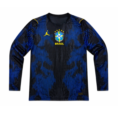 Brasil Mundial 2026 Jordan Visitante versión jugador manga larga