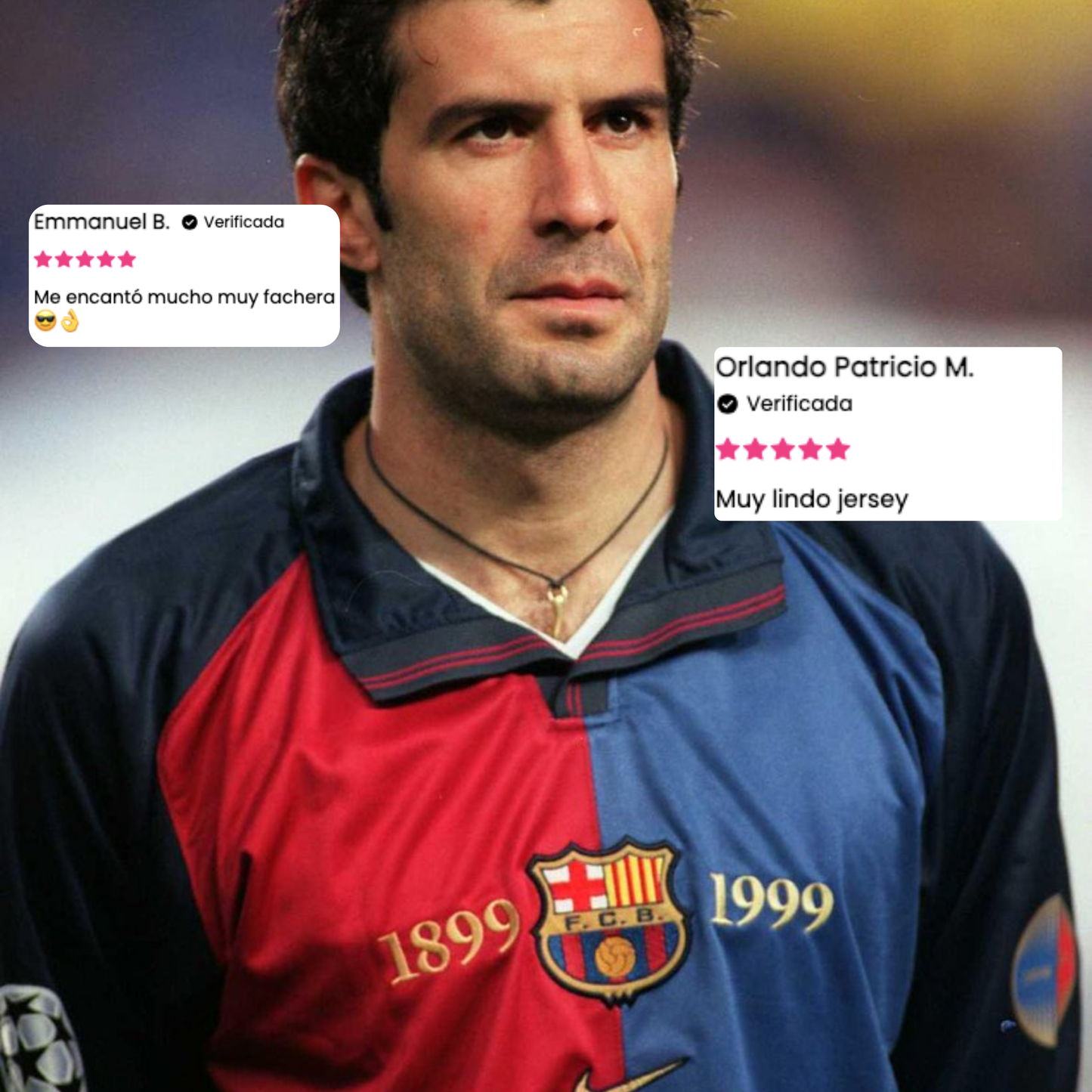 Barcelona 1999-2000 Centenario Nike — Liquidación talla L