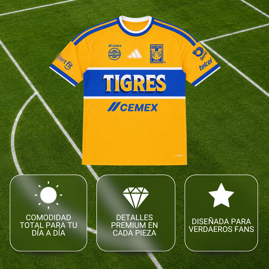 Tigres 2026/27 local versión jugador