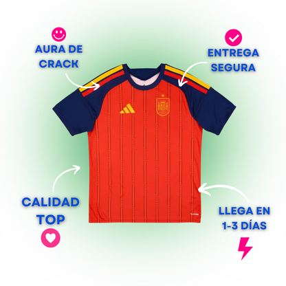 España Mundial 2026 Local versión jugador - ENVÍO RÁPIDO
