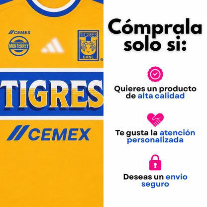 Tigres 2026/27 local versión jugador