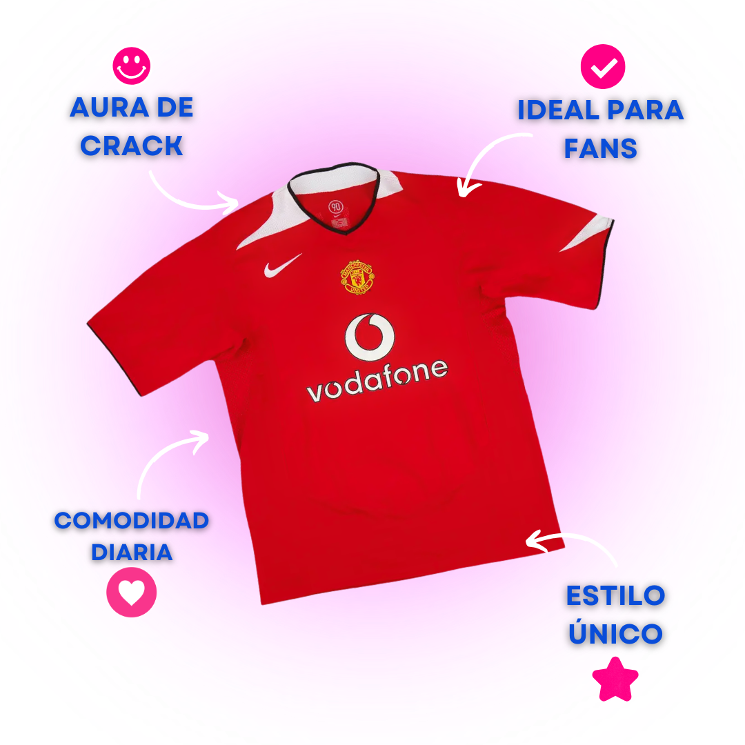 Manchester United 06-07 Home short sleeve
