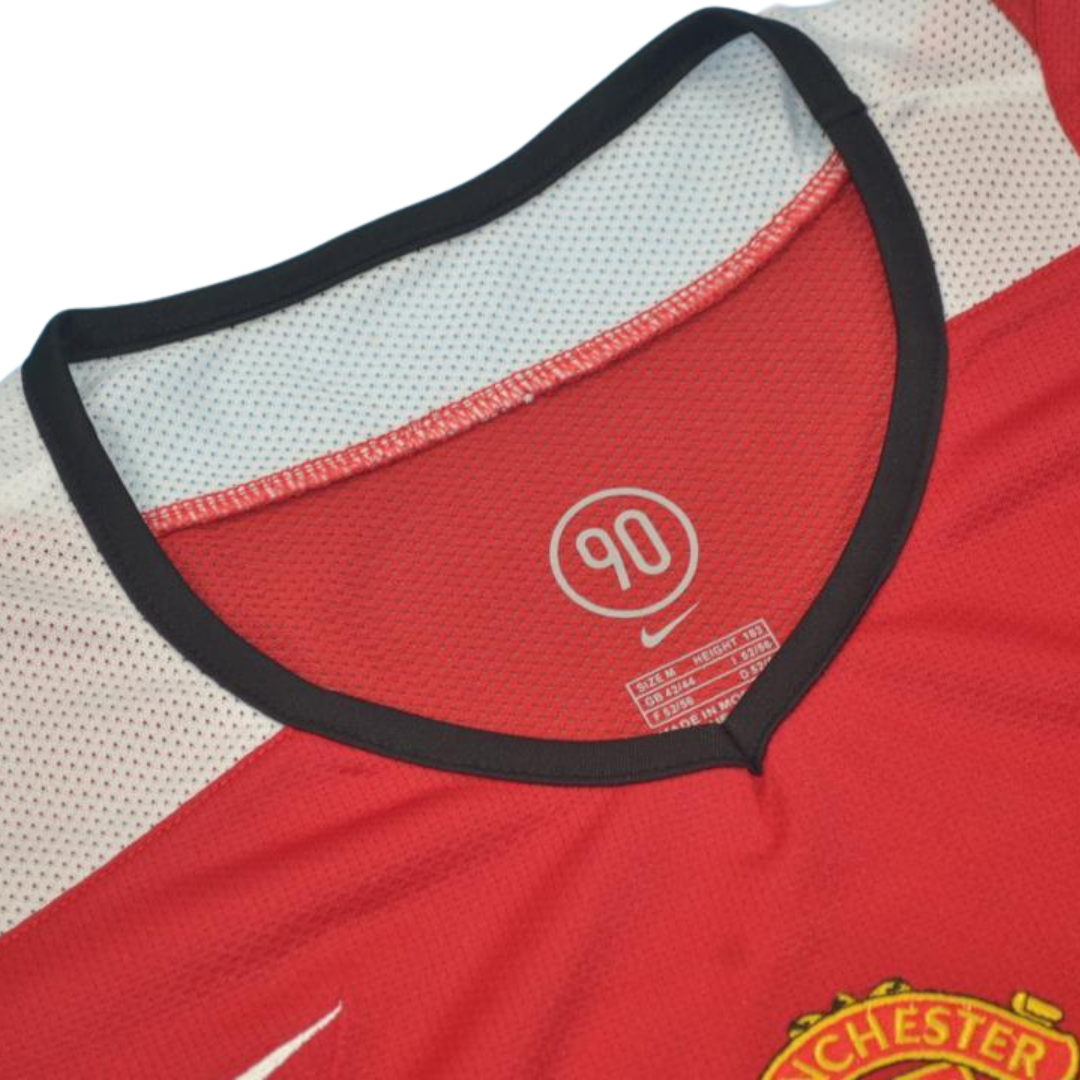 Manchester United 06-07 Home short sleeve