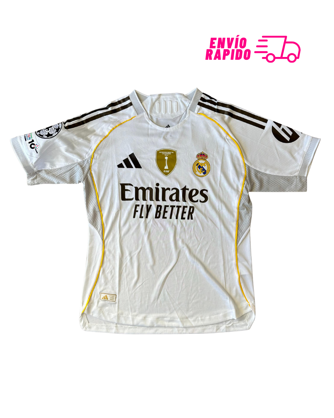 Real Madrid 25/26 Local versión jugador - ENVÍO RÁPIDO