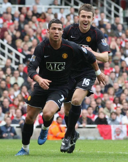 Manchester United 07/08 Visita manga larga