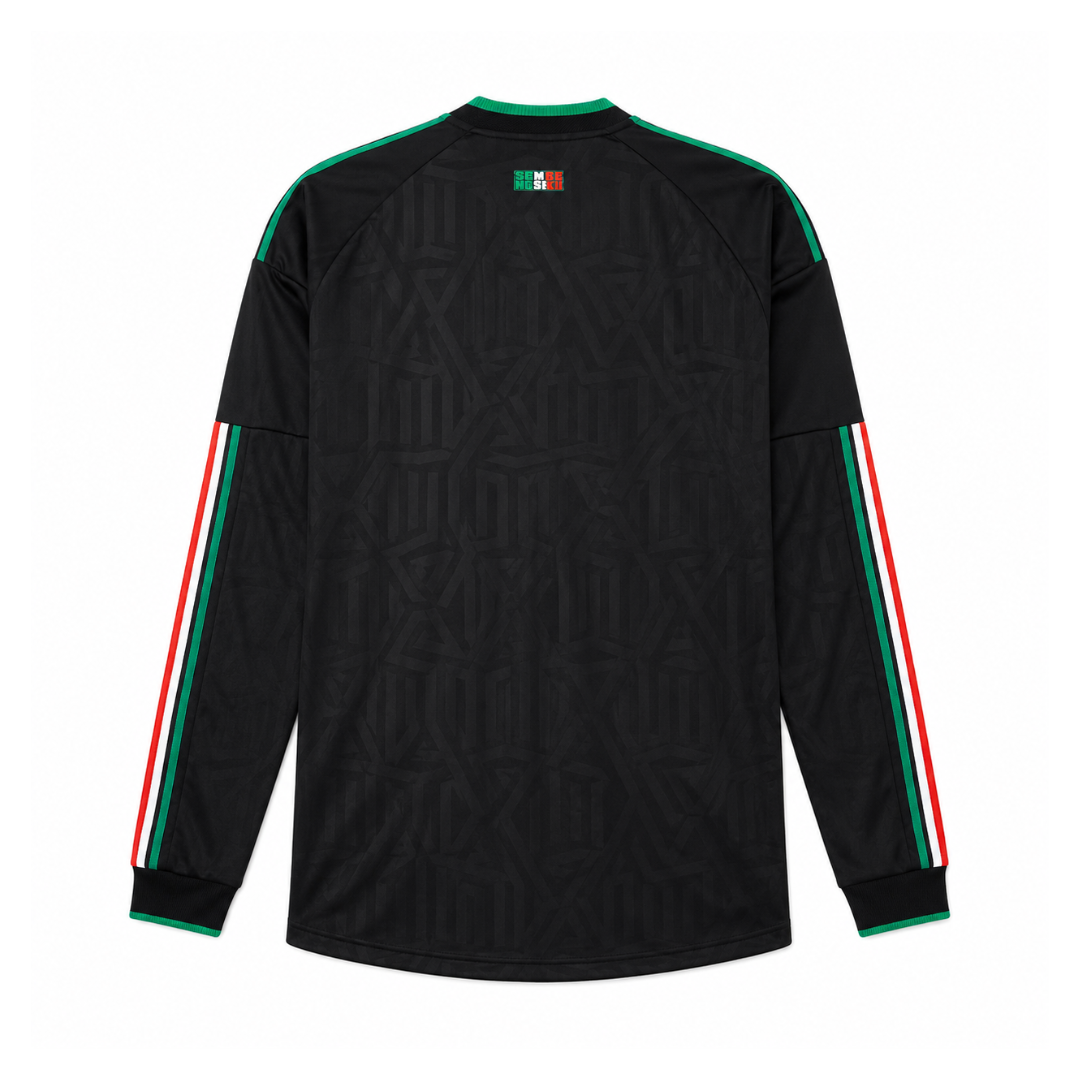 México Tercer Uniforme Negro Manga Larga 2026 – Versión Jugador