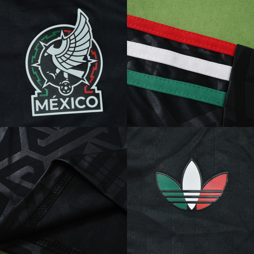 México Tercer Uniforme Negro Manga Larga 2026 – Versión Jugador