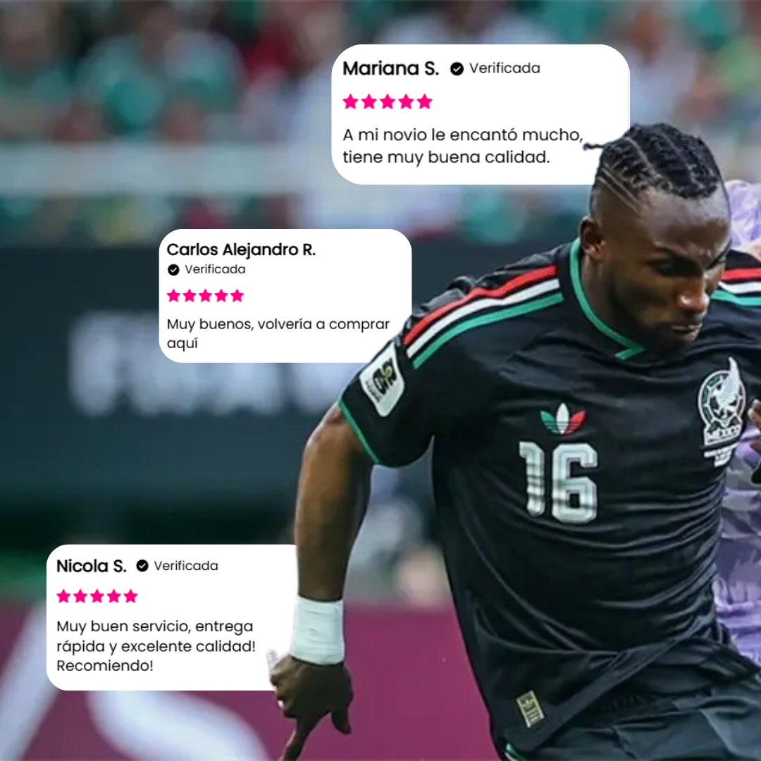 México Tercer Uniforme Negro Manga Larga 2026 – Versión Jugador