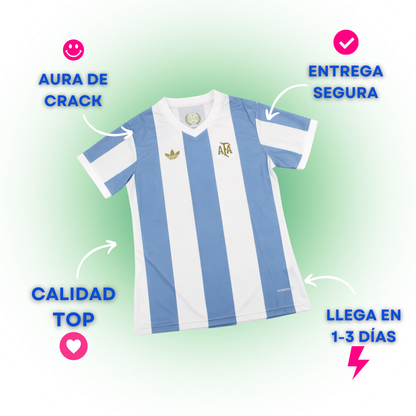 Argentina Centenario 50 Años Adidas Messi #10 Versión Jugador — Liquidación talla L