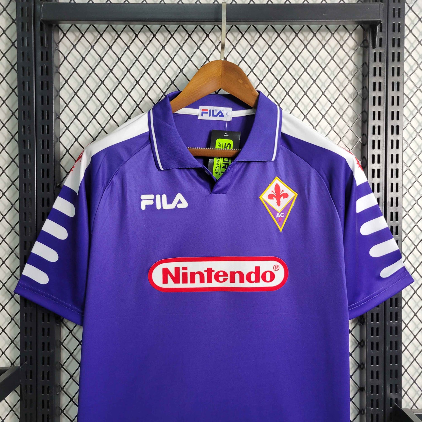 Fiorentina 98-99 Local manga corta