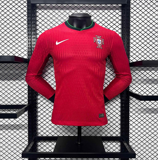 Portugal 24-25 Home Long Sleeve Player Version