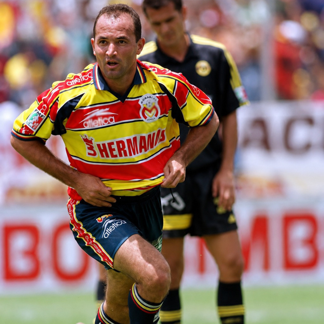 Monarcas Morelia retro jersey manga larga