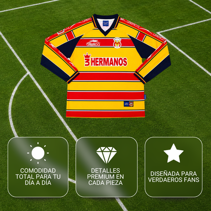 Monarcas Morelia retro jersey manga larga
