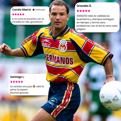 Monarcas Morelia retro jersey manga larga