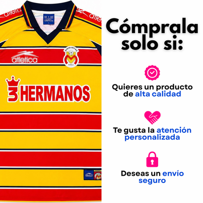 Monarcas Morelia retro jersey manga larga