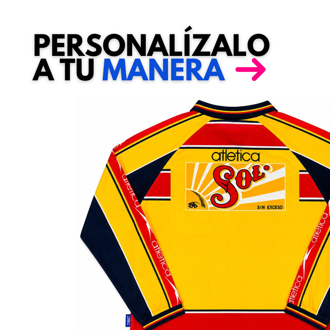 Monarcas Morelia retro jersey manga larga