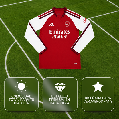 Arsenal 2026/27 Local manga larga versión jugador