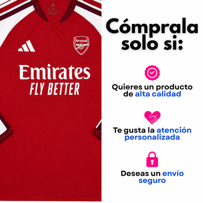 Arsenal 2026/27 Local manga larga versión jugador