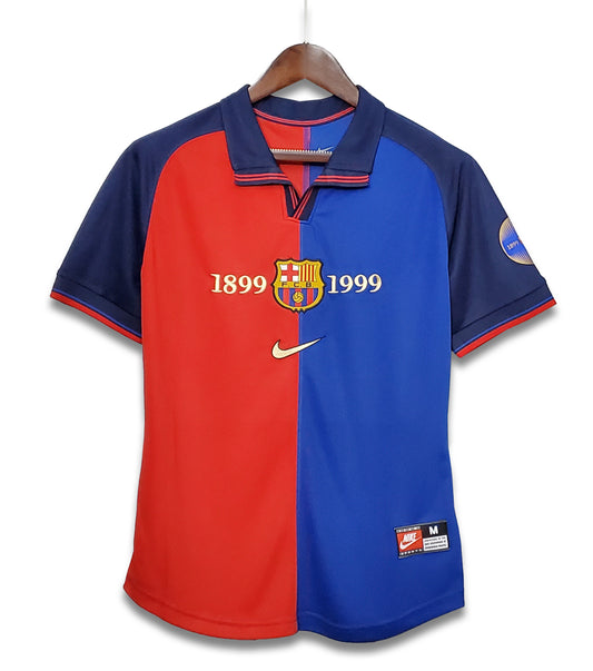 Barcelona 99-00 Home short sleeve