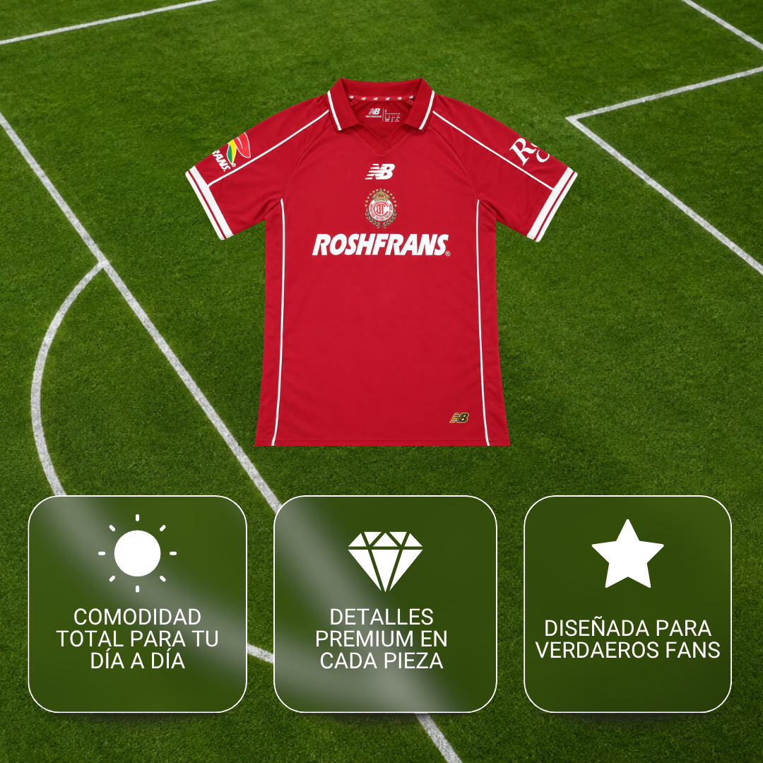Toluca local 2026/27 versión fan