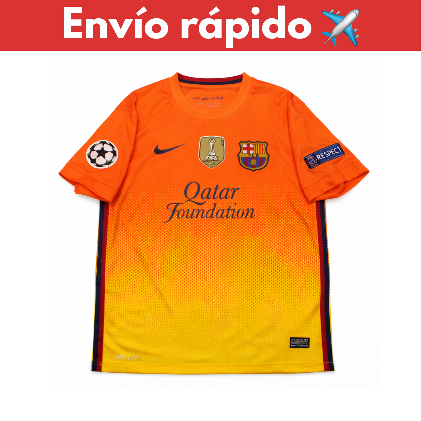 Barcelona 2012-13 Visita Messi #10 — Liquidación talla XL