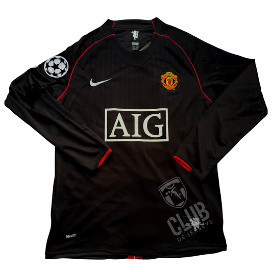 Manchester United 07/08 Visita manga larga