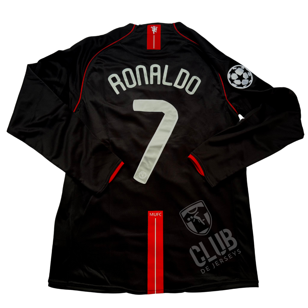 Manchester United 07/08 Visita manga larga