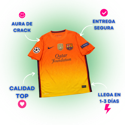Barcelona 2012-13 Visita Messi #10 — Liquidación talla XL