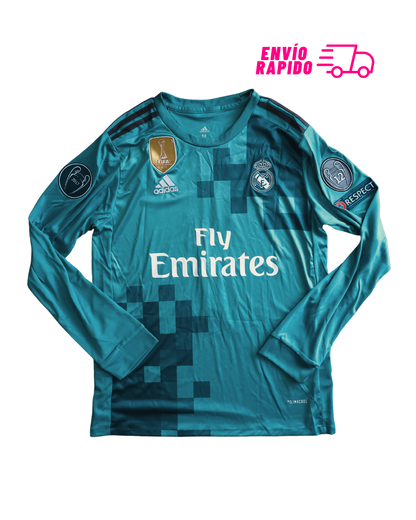 Real Madrid 17/18 Alternativa manga larga - ENVÍO RÁPIDO