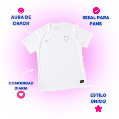 Noruega Mundial 2026 uniforme blanco versión jugador