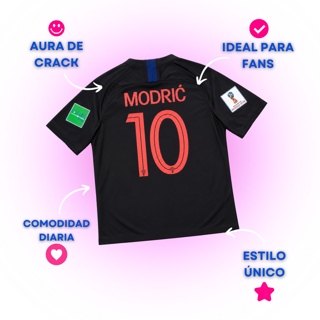 Croacia Visita 2018 Retro - Camiseta Histórica Subcampeón del Mundo