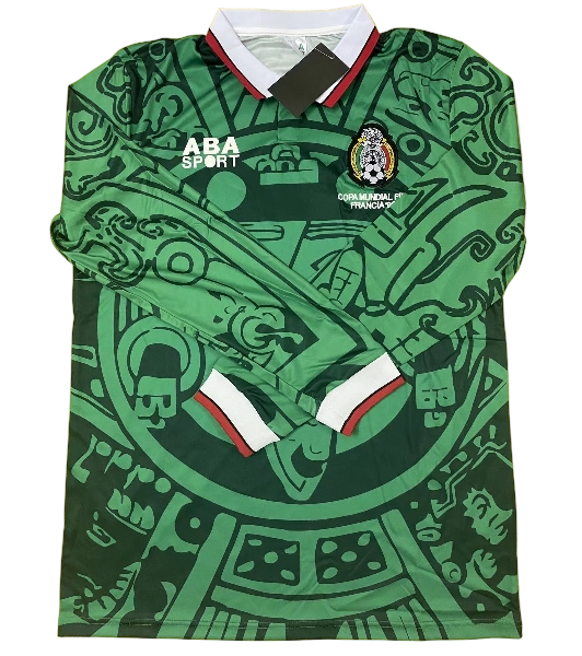 México 1998 Local manga larga