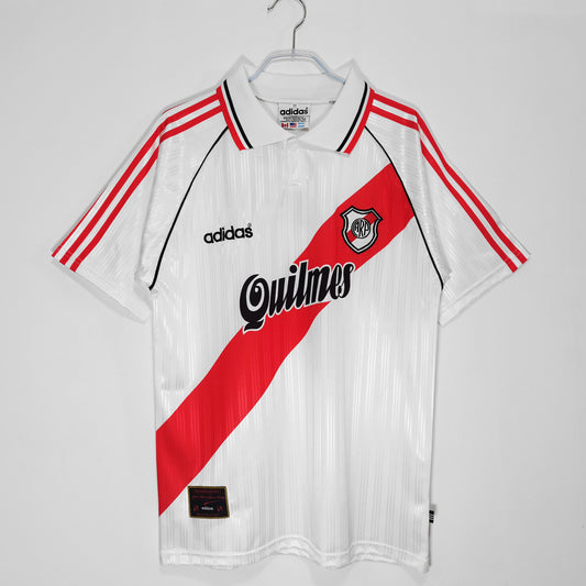 River Plate 95-96 Local manga corta