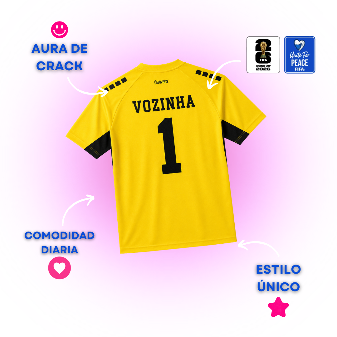 Jersey Portero Cabo Verde 2026 – Vozinha #1 | Edición Mundial