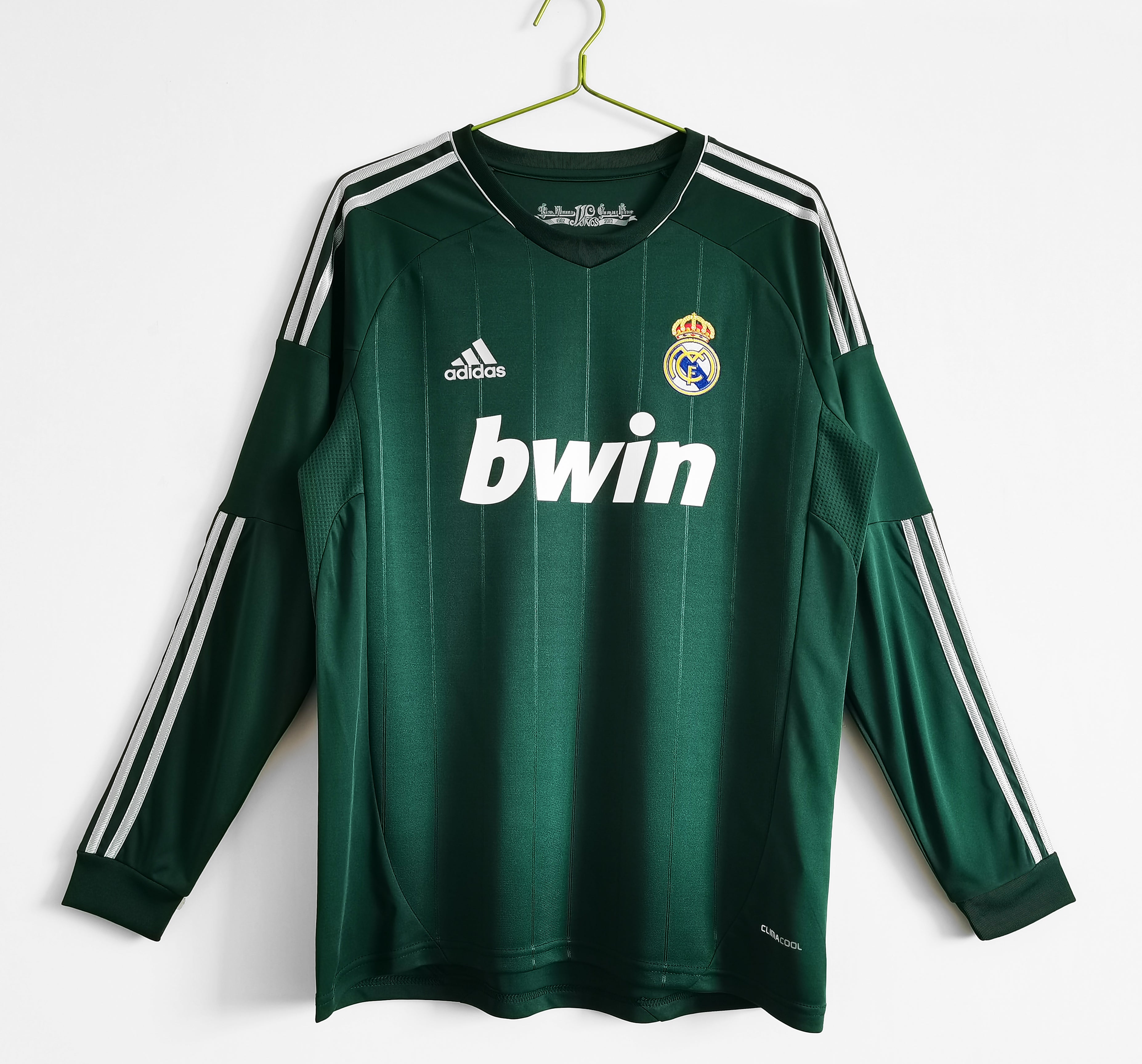 Real Madrid 12 13 Alternativo manga larga Club de Jerseys