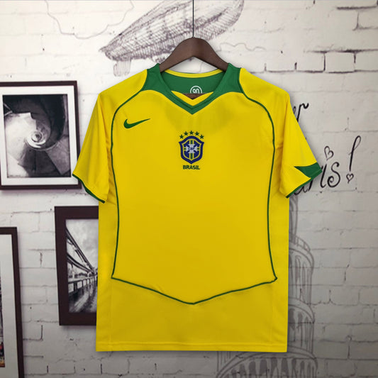 Brazil 2004 Home Short Sleeve